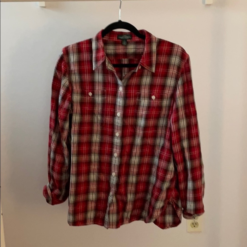 Ralph Lauren RLR jeans flannel shirt